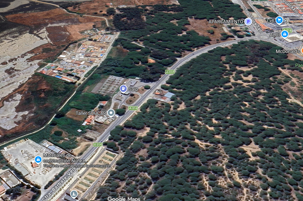 GRAN PARCELA EN VENTA EN LA ENTRADA DE BARABATE CON VISTAS A LAS MARISMAS