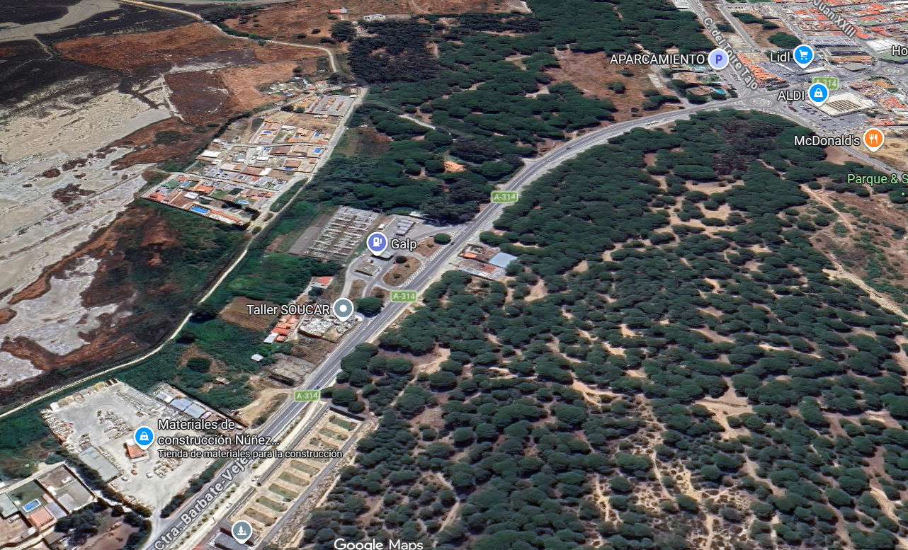 GRAN PARCELA EN VENTA EN LA ENTRADA DE BARABATE CON VISTAS A LAS MARISMAS