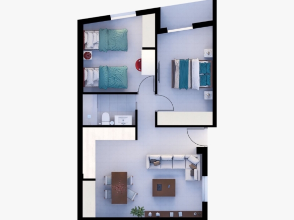 Piso de Obra Nueva con Terraza en Barbate | Avda. del Río – 199.500 €